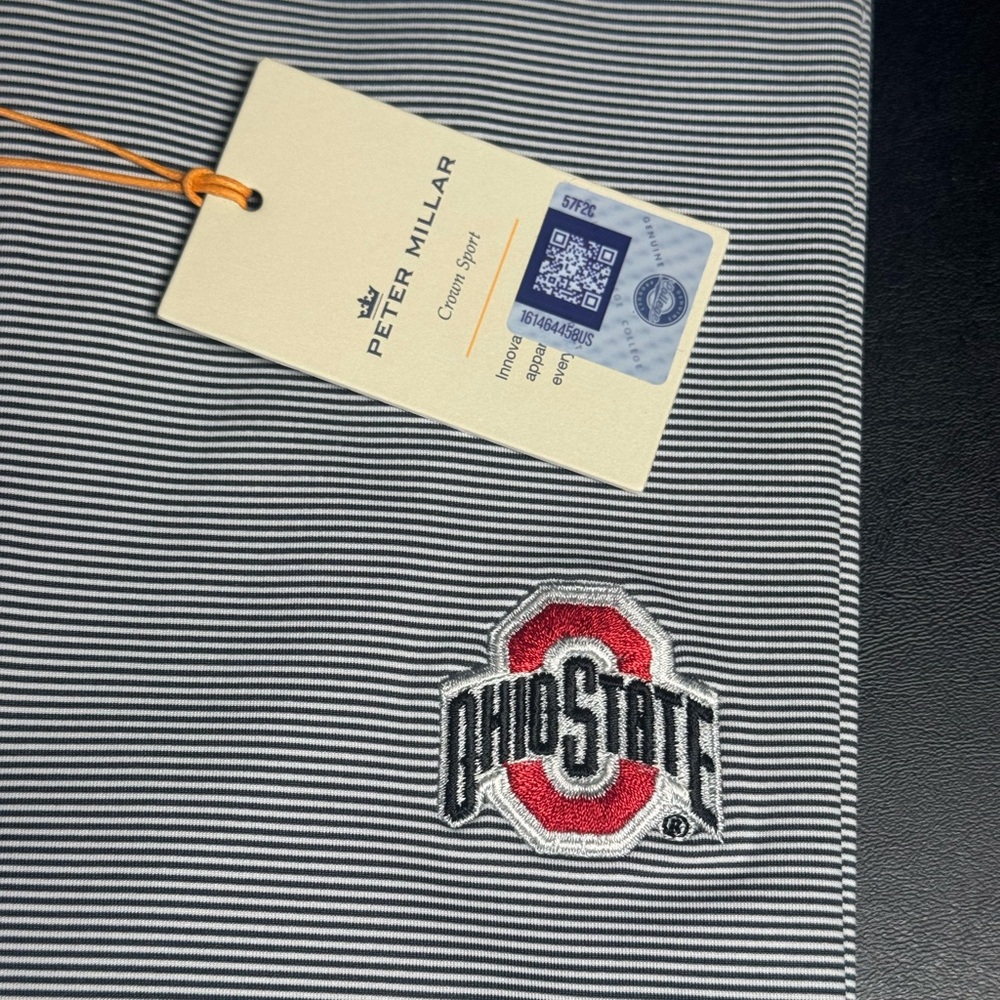 PETER MILLAR The Ohio State Jubilee Stripe
Performance Polo - Picture 4 of 9